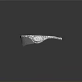 Smart Glasses With White Design Black Lenses And Sleek Wearable Computer Device