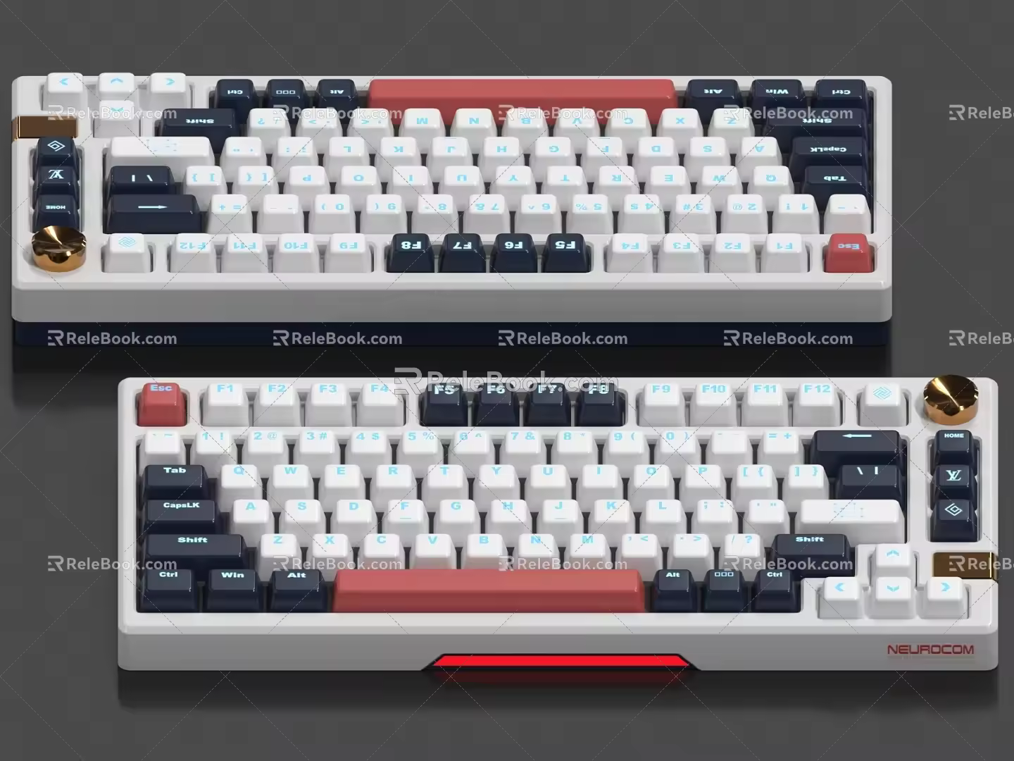 Wireless Keyboard Bluetooth Keyboard Mechanical Keyboard 3d model
