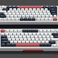 Wireless Keyboard Bluetooth Keyboard Mechanical Keyboard 3d model
