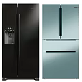 Modern Refrigerators With Various Styles Colors And Door Designs For Home Kitchens