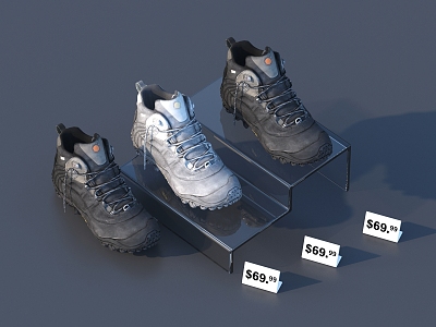 Modern Shoes 3d model