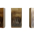 Modern Wooden Sideboard With Textured Double Door Design And Different Finishes