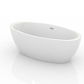 Modern Bathroom Supplies Bathtub 3d model