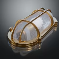 Classic Elegant Gold Frame Wall Sconce With Transparent Glass Lampshade Design