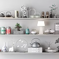 New Chinese style ornaments combination 3d model