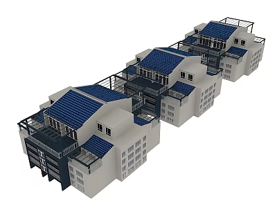 Villa 3d model