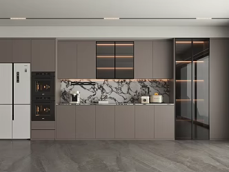 Modern Wine Cabinet 3d model