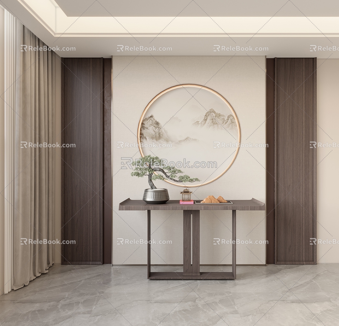 New Chinese Entrance 3d model