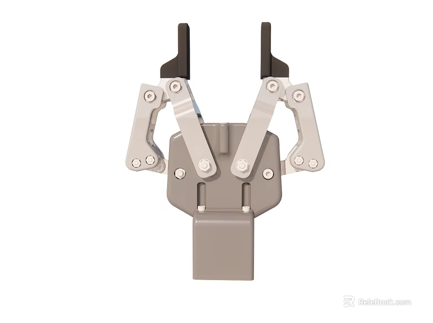 Durable Double Jaw Metal Hardware Clamp Tool With Bolt Fastened Holding Structure 3d model