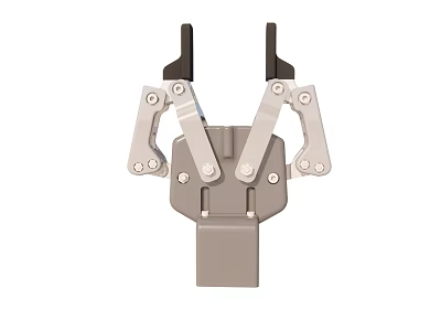 Durable Double Jaw Metal Hardware Clamp Tool With Bolt Fastened Holding Structure 3d model