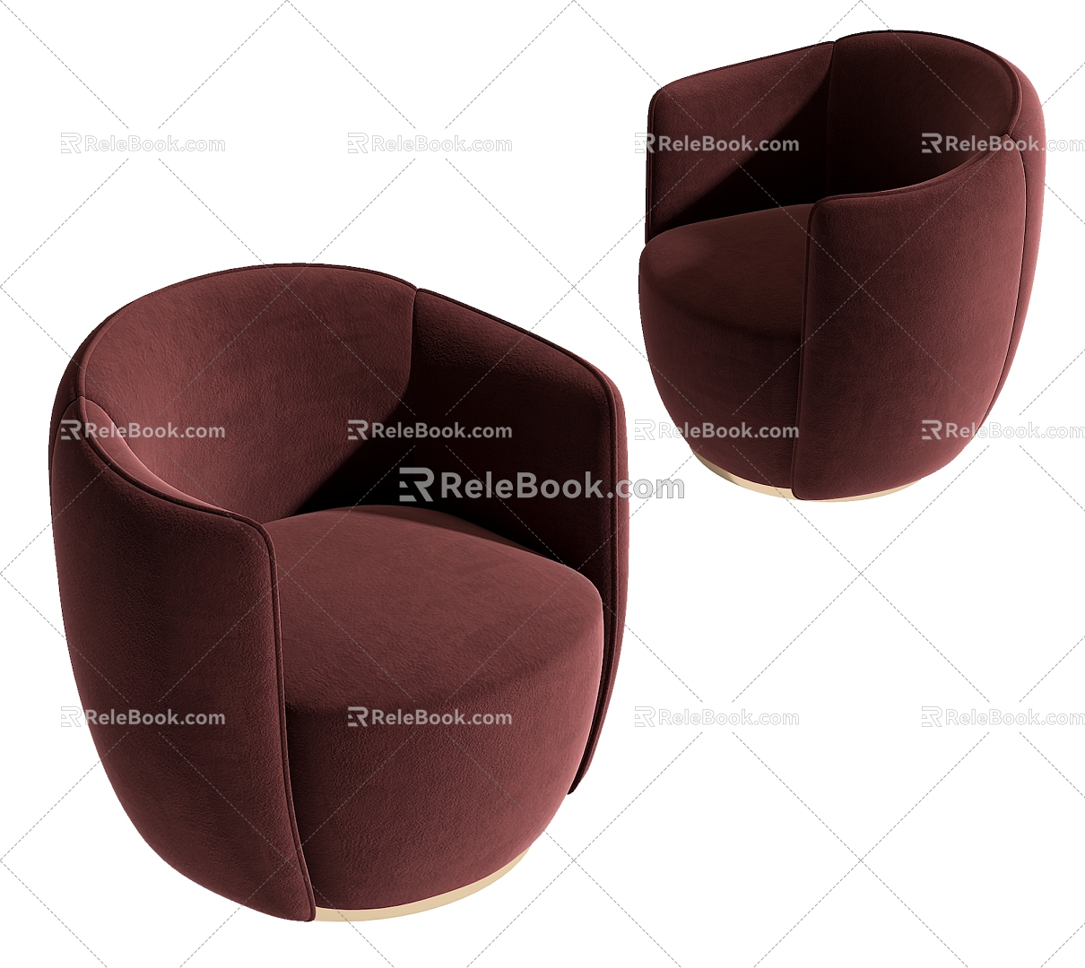 Poliform single sofa 3d model