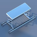 Household Metal Drying Rack With Flat Top And Grid Design For Daily Use