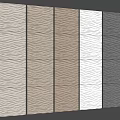 Textured Wall Panels In Various Neutral Colors For Home Interior Design