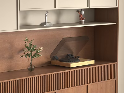 vinyl record player 3d model