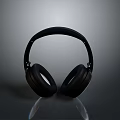 Black Over Ear Headphones For Computer Audio With High Quality Sound And Comfort