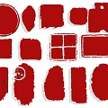 Different Shaped Red Stools Suitable For Home Decor And Seating Purposes
