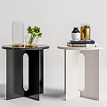 Modern corner ornaments combination 3d model