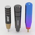 Car Gear Shift Knobs With Different Stylish Designs Carbon Fiber And Gradient Colors