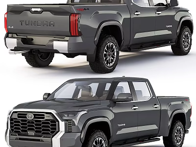 Hyundai Pickup Tundra Takamar Toyota Truck 3d model