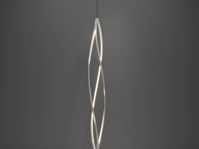 Modern Spiral Design Floor Lamp With Sleek White Light And Contemporary Style 3d model