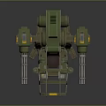 Mech Warrior Mech Soldier Machine Battlearm Mechanical Battlearm Machine Fighter Robot 3d model