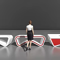 Modern all-in-one query guide station 3d model
