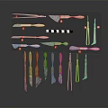 Modern engraving tool 3d model