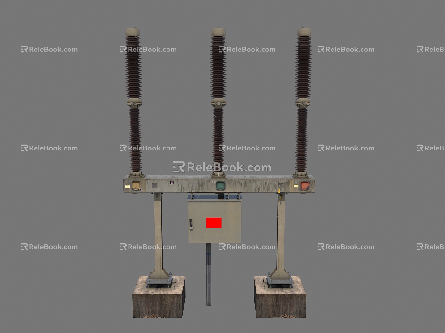 high voltage circuit breaker circuit breaker 3d model