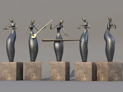 New Chinese Decorations 3d model