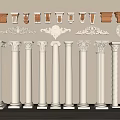 European Roman Column 3d model