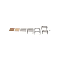 Wooden Wall Decor with Rustic Beams Planks and Metal Bolts Natural Texture