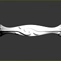 Shiny Silver Bracelet With Sleek Surface And Intricate Details For Fashionable Daily Wear