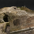 Castle ruins building 3d model