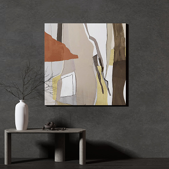 Quiet decorative painting 3d model