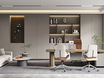 Modern Office Manager's Office 3d model