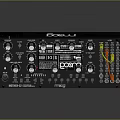 portable synthesizer mixer reverberator tuner mixer mixing equipment 3d model
