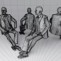 modern man 3d model