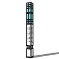 New Chinese Landscape Lamp Post Low Lamp Lantern Floor Lamp Lawn Lamp Garden Lamp 3d model