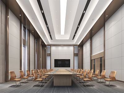 Modern Conference Room 3d model