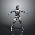 Robot Assistant Small Robot Butler Robot Butler Figure Game Figure 3d model