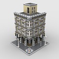 LEGO Toy Building Townhouse House House Building 3d model