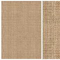 Beige Woven Square Rug with Detailed Texture and Soft Edge Design