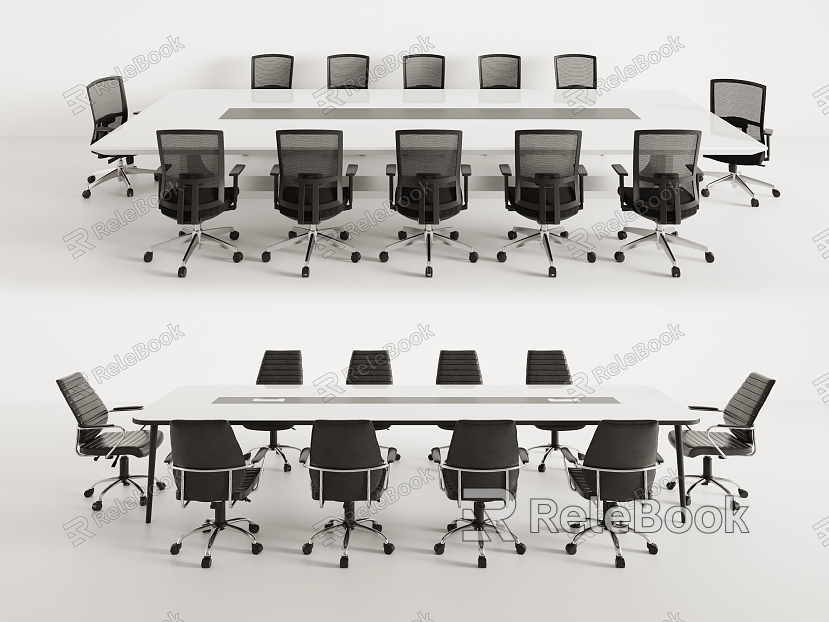 Conference tables and chairs model