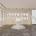 Guolong V9 Modern Reception Area With Marble Front Desk And Decorative Lights