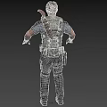 Modern Character Mercenary Man Soldier Character Game Character Game Character Warrior Special Forces 3d model