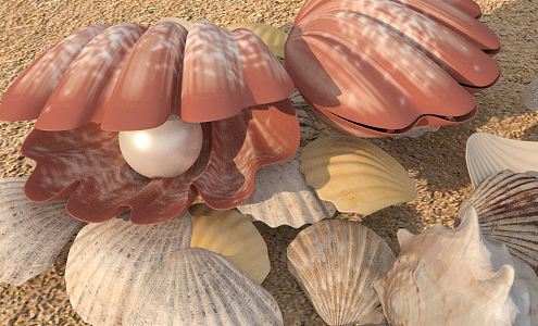 Modern Shell 3d model