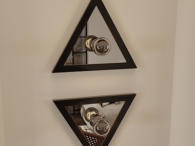 Bauhaus Middle Triangle Wall Lamp model