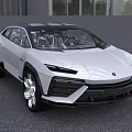 White Luxury Sports SUV With Modern Sleek Design
