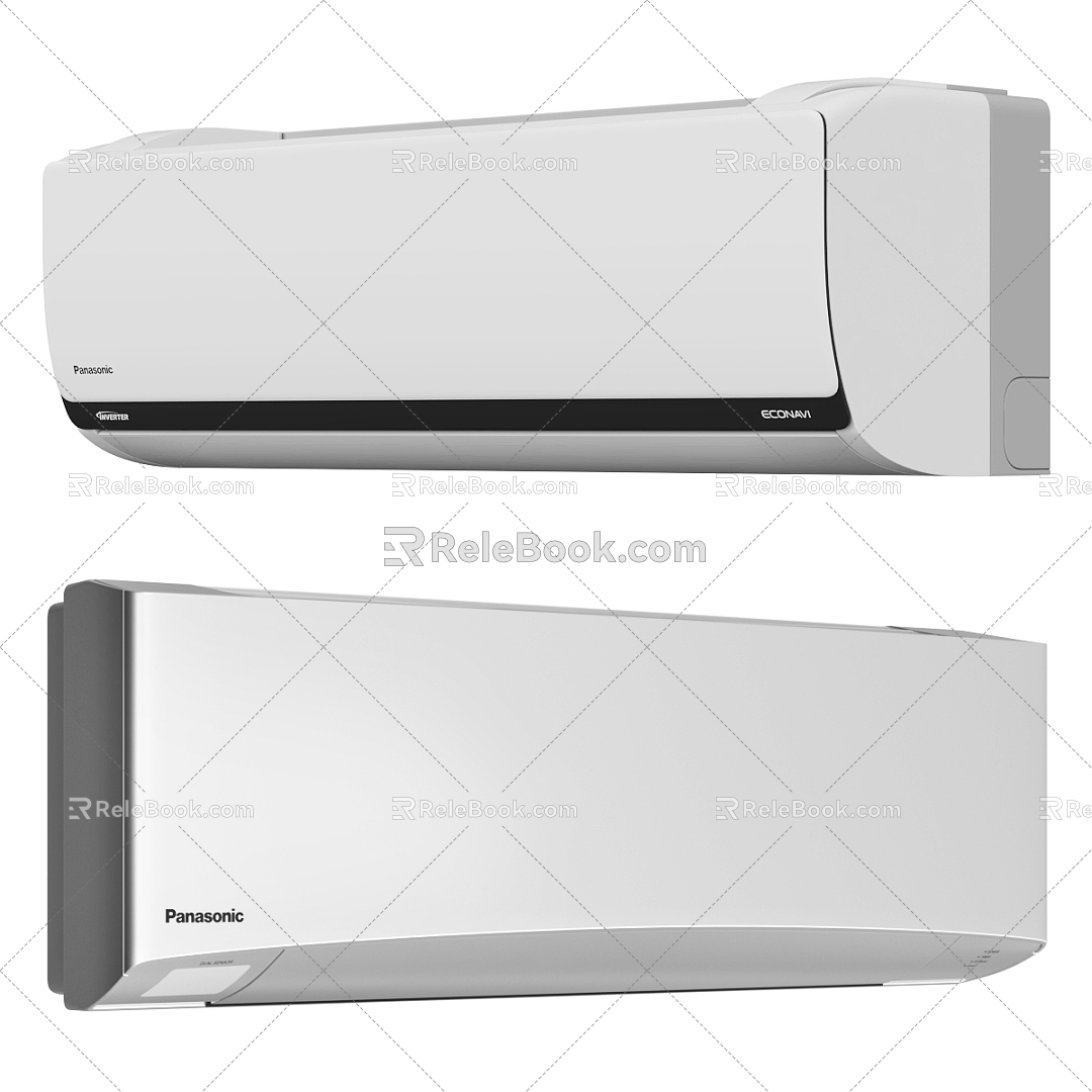 Modern air conditioner wall-mounted air conditioner air conditioner hang-up intelligent air conditioner 3d model