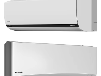 Panasonic Air Conditioner Fan With Modern Sleek Design And Wall Mounted Style 3d model